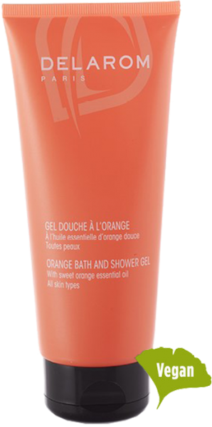 Body Orange Bath and Shower Gel Bade- und Duschgel Gel Alle Hauttypen